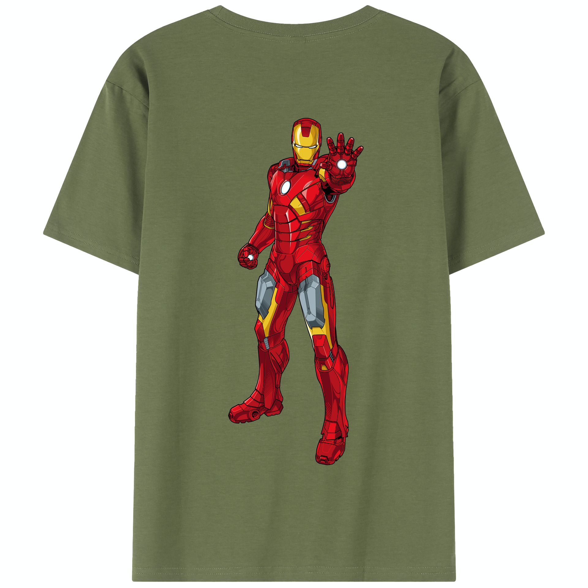 （画像用） アベンジャーズ The Avengers 綿100％半袖Tシャツ（背面プリント）